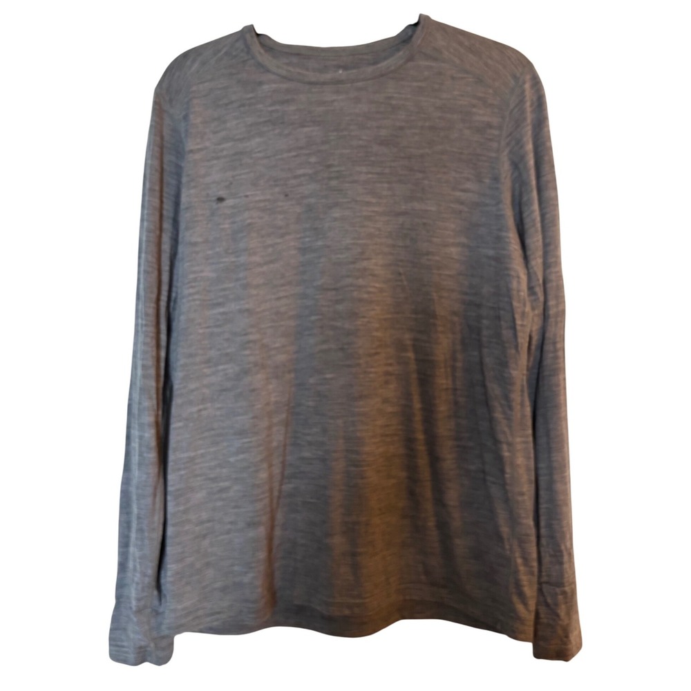 TRUE NORTH 100 Merino Wool Long Sleeve Base Layer Womens‎ Small Grey